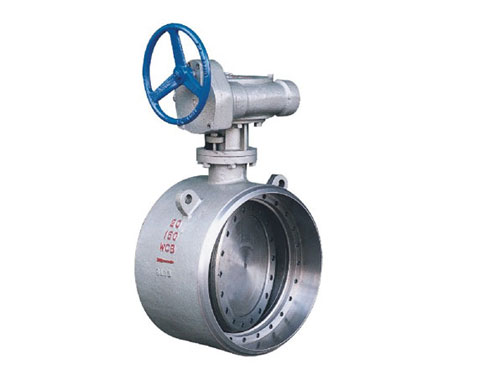 Welded metal sealing butterfly valve