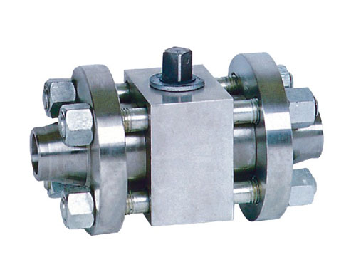 High pressure welded ball valve